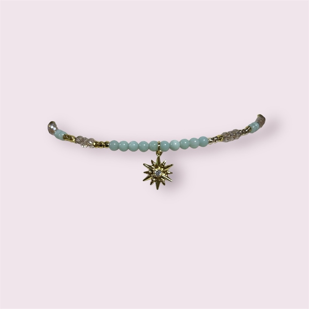 Choker Mint Green Star Focal NWT
